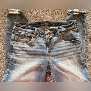 Buckle Women's Skinny Jeans - Blue